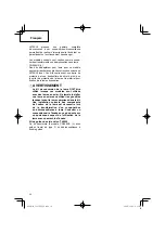 Preview for 30 page of Hitachi CG 25EUS L Safety Instructions And Instruction Manual