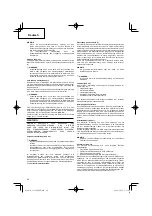 Preview for 20 page of Hitachi CG 31EBS Handling Instructions Manual