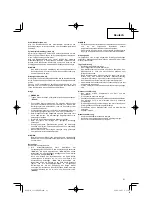 Preview for 21 page of Hitachi CG 31EBS Handling Instructions Manual