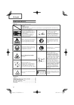 Preview for 22 page of Hitachi CG 31EBS Handling Instructions Manual