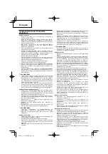 Preview for 24 page of Hitachi CG 31EBS Handling Instructions Manual