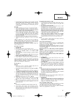 Preview for 67 page of Hitachi CG 31EBS Handling Instructions Manual