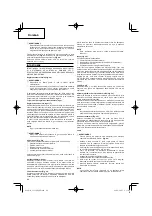 Preview for 68 page of Hitachi CG 31EBS Handling Instructions Manual