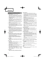 Preview for 72 page of Hitachi CG 31EBS Handling Instructions Manual