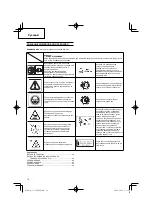 Preview for 78 page of Hitachi CG 31EBS Handling Instructions Manual