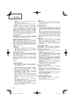 Preview for 86 page of Hitachi CG 31EBS Handling Instructions Manual