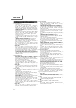 Preview for 67 page of Hitachi CG 40EAF (LP) Handling Instructions Manual