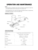 Preview for 10 page of Hitachi CJ 65VA2 Instruction Manual And Safety Instructions