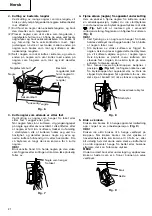 Preview for 22 page of Hitachi CL 10SA Handling Instructions Manual