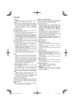 Preview for 66 page of Hitachi CM 75EAP Handling Instructions Manual