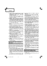 Preview for 16 page of Hitachi CM 7MC Handling Instructions Manual