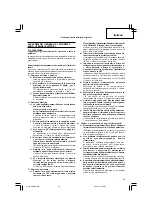 Preview for 25 page of Hitachi CM 9SR Handling Instructions Manual