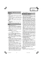 Preview for 29 page of Hitachi CM 9SR Handling Instructions Manual