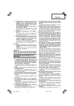 Preview for 39 page of Hitachi CM 9SR Handling Instructions Manual