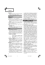 Preview for 42 page of Hitachi CM 9SR Handling Instructions Manual