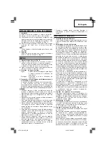 Preview for 49 page of Hitachi CM 9SR Handling Instructions Manual