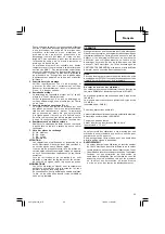 Preview for 23 page of Hitachi CM12Y Handling Instructions Manual