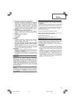 Preview for 29 page of Hitachi CM12Y Handling Instructions Manual