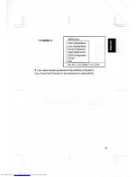 Preview for 21 page of Hitachi CMP205SXE User Manual