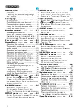 Preview for 2 page of Hitachi CP-AW2505 User Manual