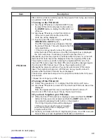 Preview for 58 page of Hitachi CP-RX80 - XGA LCD Projector Operating Manual