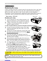 Preview for 61 page of Hitachi CP-RX80 - XGA LCD Projector Operating Manual