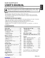 Preview for 2 page of Hitachi CP-S310 User Manual