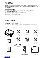 Preview for 3 page of Hitachi CP-S310 User Manual