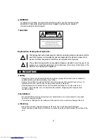 Preview for 3 page of Hitachi CPX1403MS User Manual