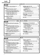 Preview for 2 page of Hitachi CR 18DMR Safety And Instruction Manual