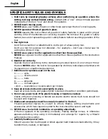 Preview for 6 page of Hitachi CR 18DMR Safety And Instruction Manual