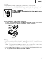 Preview for 73 page of Hitachi CR 18DMR Safety And Instruction Manual