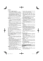 Preview for 20 page of Hitachi CS 30 SB Handling Instructions Manual