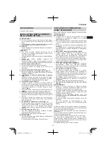 Preview for 29 page of Hitachi CS 30 SB Handling Instructions Manual