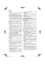 Preview for 30 page of Hitachi CS 30 SB Handling Instructions Manual