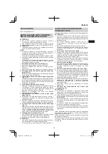 Preview for 39 page of Hitachi CS 30 SB Handling Instructions Manual