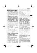 Preview for 47 page of Hitachi CS 30 SB Handling Instructions Manual