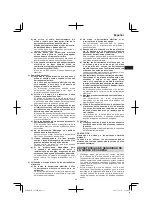 Preview for 55 page of Hitachi CS 30 SB Handling Instructions Manual