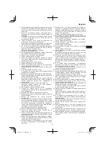 Preview for 57 page of Hitachi CS 30 SB Handling Instructions Manual