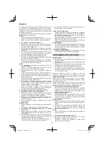 Preview for 60 page of Hitachi CS 30 SB Handling Instructions Manual