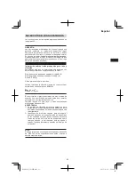 Preview for 63 page of Hitachi CS 30 SB Handling Instructions Manual