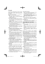 Preview for 70 page of Hitachi CS 30 SB Handling Instructions Manual