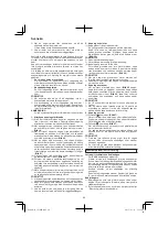 Preview for 80 page of Hitachi CS 30 SB Handling Instructions Manual