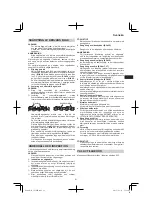 Preview for 81 page of Hitachi CS 30 SB Handling Instructions Manual