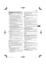 Preview for 97 page of Hitachi CS 30 SB Handling Instructions Manual