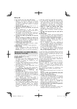 Preview for 116 page of Hitachi CS 30 SB Handling Instructions Manual