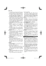 Preview for 118 page of Hitachi CS 30 SB Handling Instructions Manual