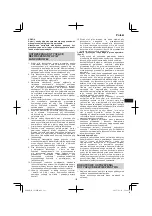 Preview for 123 page of Hitachi CS 30 SB Handling Instructions Manual