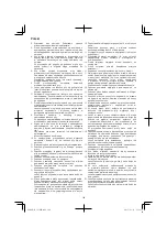 Preview for 124 page of Hitachi CS 30 SB Handling Instructions Manual