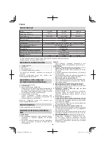 Preview for 126 page of Hitachi CS 30 SB Handling Instructions Manual
